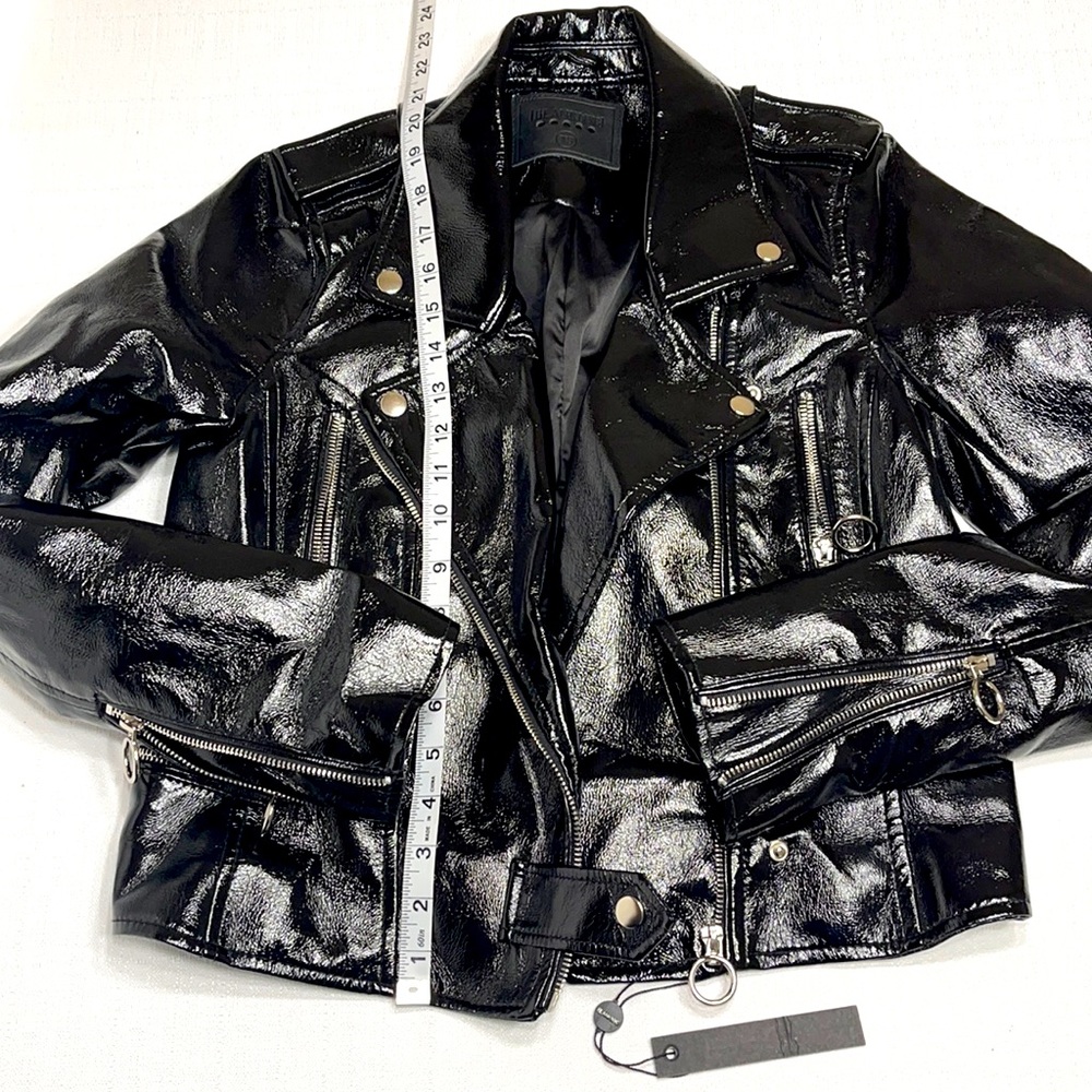 Jacket BLANKNYC Steel Panther Shiny Vegan Moto Jacket size XS new never worn